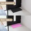 Rood -  Hartjes - Roze - Patroon Deurmat klein 898 -voor-na_NL