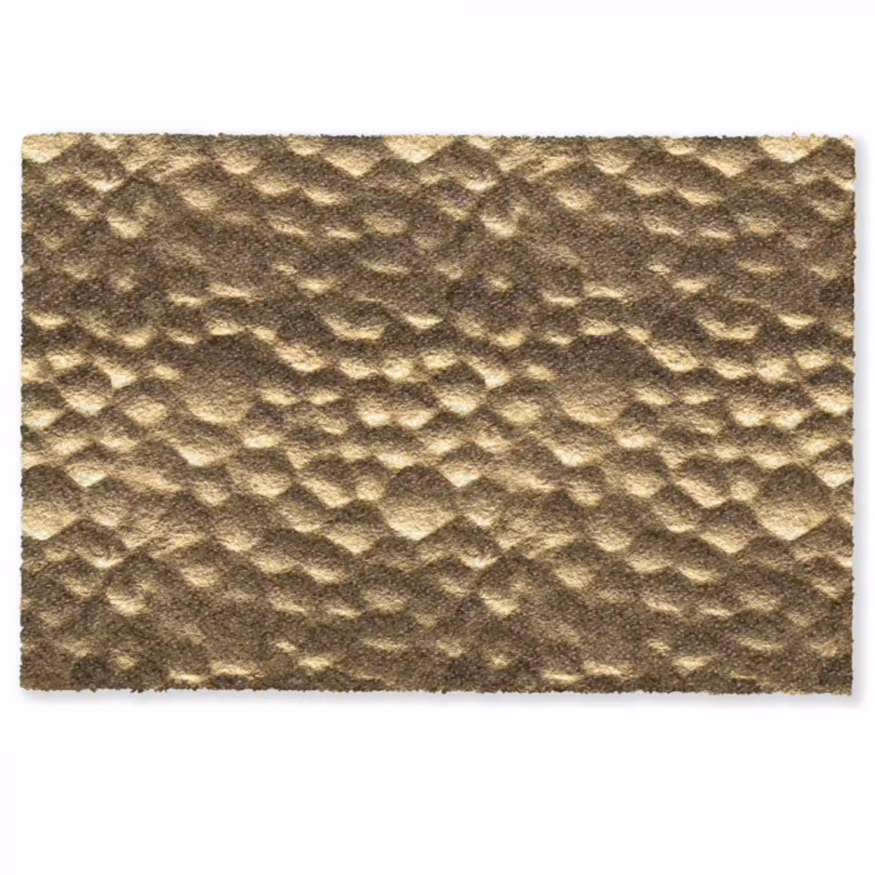 Gehamerd - Reliëf - Textuur - Bronsgoud Deurmat klein 898 -zkaufland3d