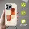 Bogen - Beige - Vormen Hoesje iPhone 16 Pro Max met koord klein -sfeer2_NL
