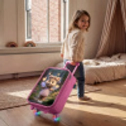 Beer - Vlinders - Bos - Fairy Kinderkoffer - Roze klein -sfeer1