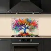 Levensboom - Natuur - Kleurrijk - Boom keuken achterwand spatscherm klein -sfeer1