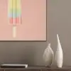 Waterijsje - Pasteltinten - Minimalistisch PET vilt klein -sfeer6_closeup