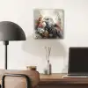 Arend - Adelaar - Vogel - Bloemen - Natuur aluminium wit klein -sfeer5