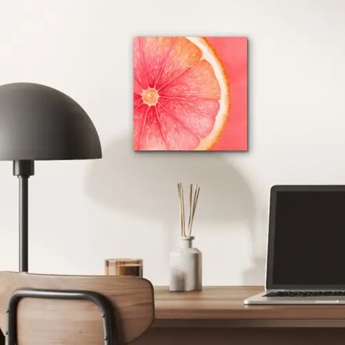 Grapefruit - Roze - Levendig aluminium wit klein -sfeer5