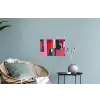 Kleurvakken - Recht - Rond - Abstract Muursticker klein -plant
