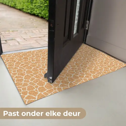Giraf - Oranje - Patroon Deurmat klein 898 -USP_NL