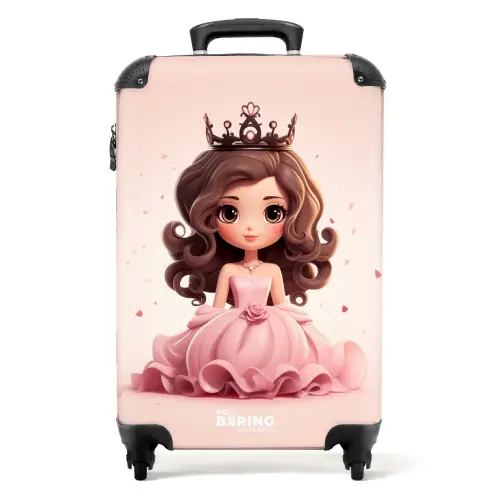 Prinses Poppy Koffer - NBS - Handbagage middel -productfoto_recht