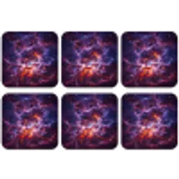 Space - Stars - Abstract - Colorful onderzetter kurk middel -zkaufland3dotto