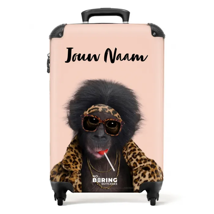 Aap met Loly NBS - Handbagage koffer - Kinderen Unisex middel -productfoto_recht