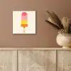 Waterijsje - Retro - Stokje - Roze aluminium wit klein -sfeer4