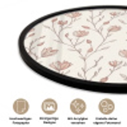 Patroon - Klassiek - Roze Fotolijst rond zonder passe partout klein 856 -closeup_DE
