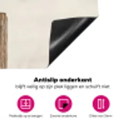 Sneeuwuil - Paal - Winter - Portret - Majestueus Inductie beschermer vinyl 3mm klein -wsfeer4_website