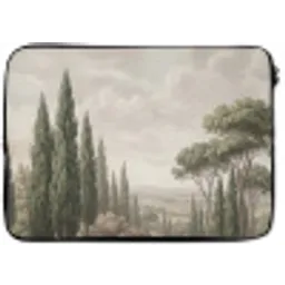Vallei - Bos - Natuur - Groen laptophoes neopreen klein -zkaufland3dotto