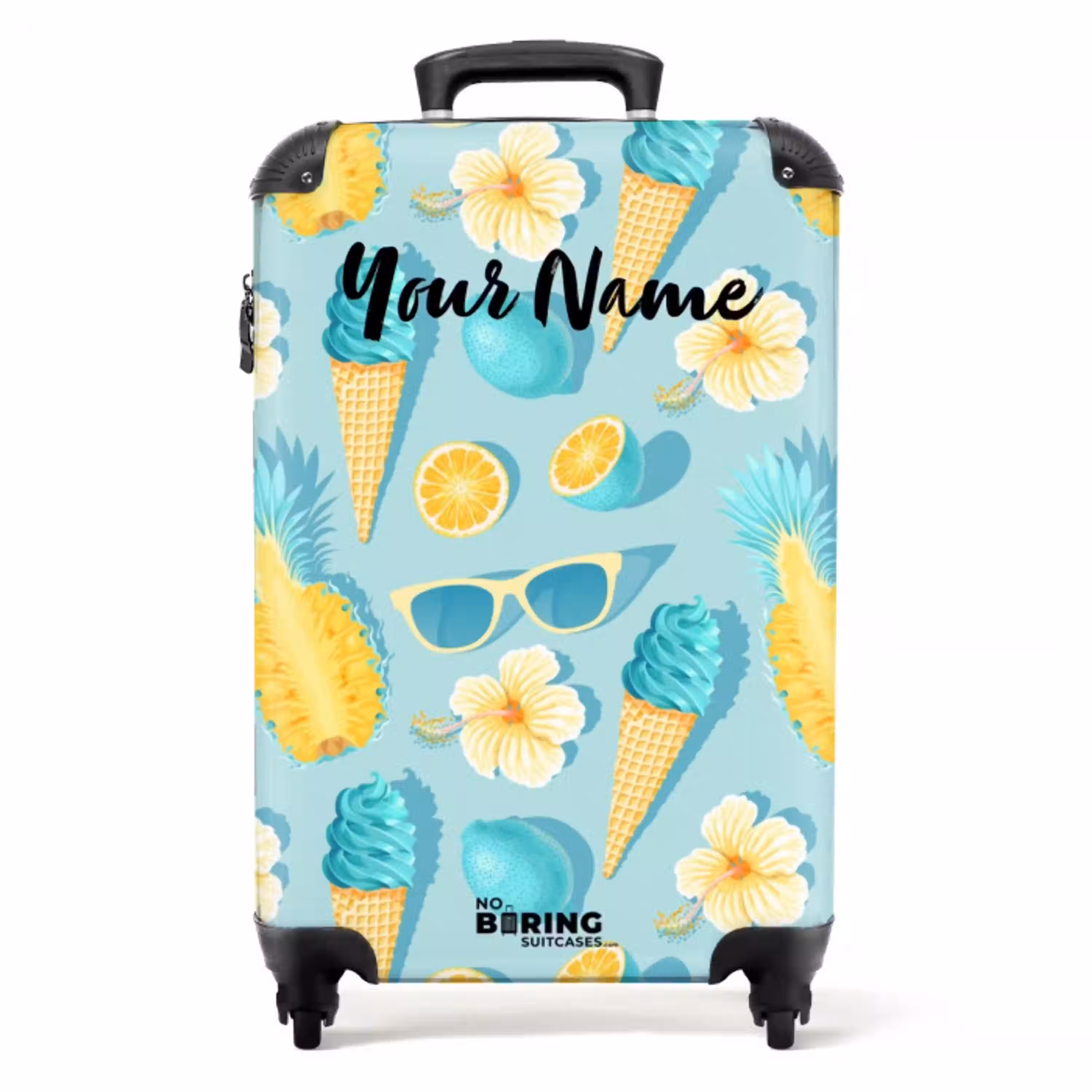Ibiza icecream NBS - Handbagage koffer - Kinderen Unisex middel -productfoto_recht