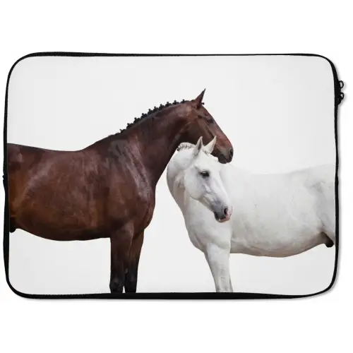 Paard - Modern - Balans laptophoes neopreen klein -zkaufland3dotto