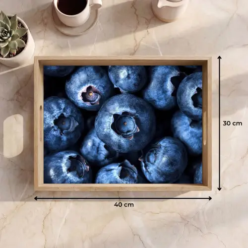 Bessen - Blauw - Fruit Dienblad Rechthoek middel -USP_Formaat