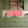 Speels - Patroon - Rood keuken achterwand 2 middel 871 -sfeer3