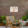 Cupcake - Zoet - Kers Tuinposter op houten frame 2 cm dik klein -sfeer3