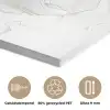 Marmer - Goud - Abstract - Zwart Wit - Luxe PET vilt klein -closeup_NL