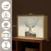 Pluis - Vrouw - Beige Light Box met batterij (Wandlamp) middel -USP_websiteoverzichtNL