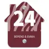 Bordeaux zebra - Klassiek Naambord Huisje klein -3d
