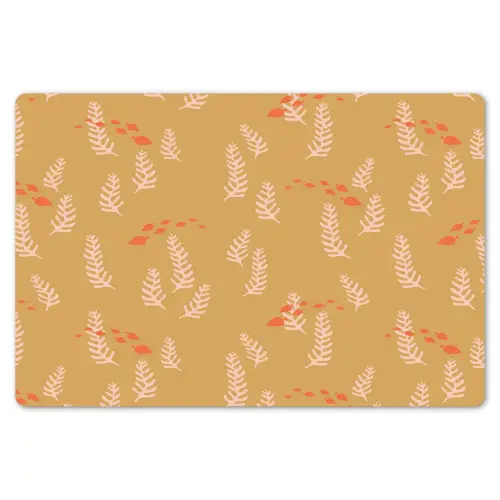 Zee - Dieren - Geel - Algen Placemat vinyl groot 368 -zzsfeer1_Kitchenyeah-website