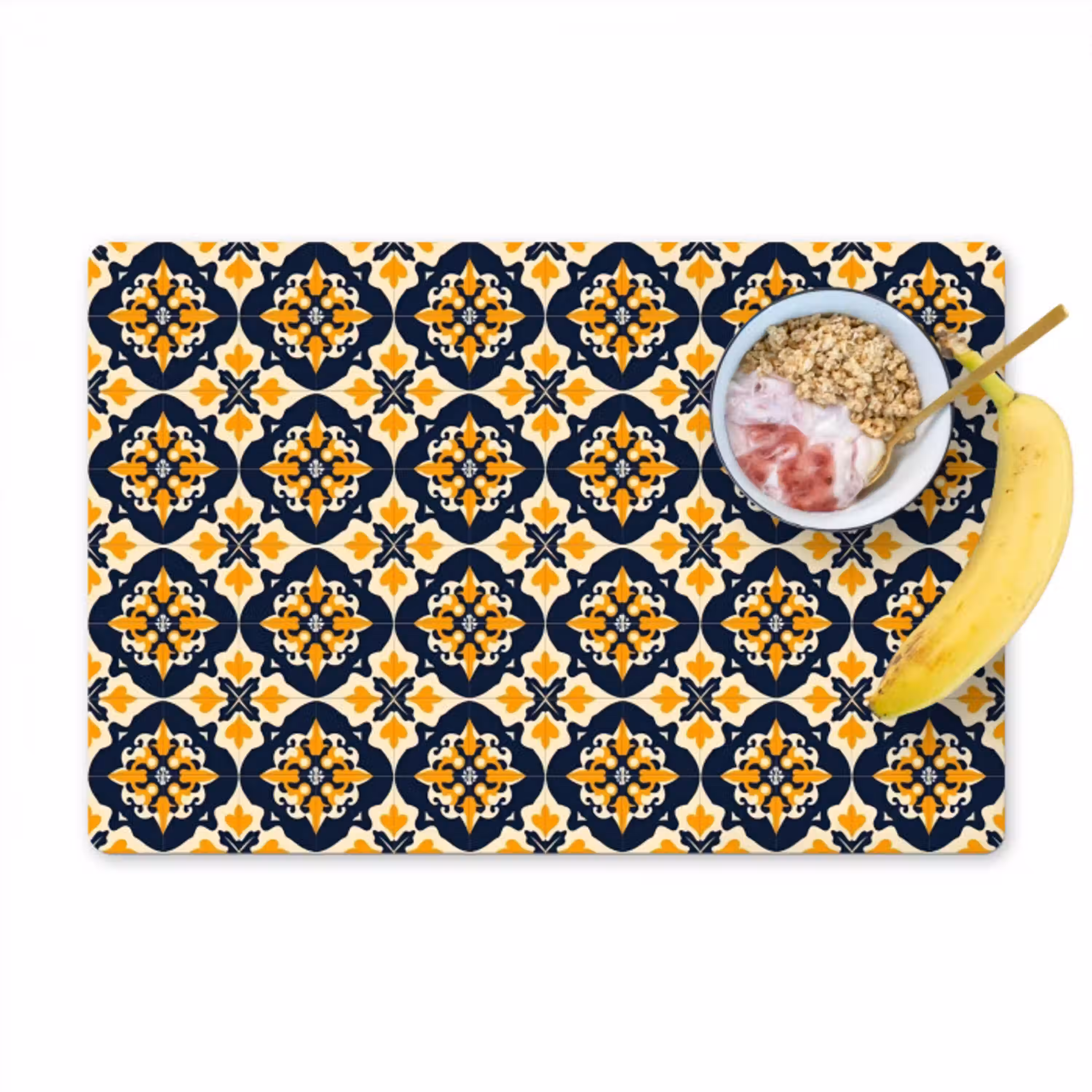Patroon - Siertegel - Kleurrijk Placemat vinyl groot 368 -zzzproduct_Kitchenyeah-website