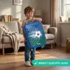 Bal in het goal Kinderkoffer - Blauw klein -sfeer2_NL