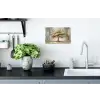 Boom - Bladeren - Abstract - Wit Muursticker klein -keuken
