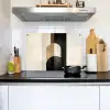 Geometrische - Vormen - Wit Inductie beschemer met haakjes klein -sfeer2