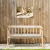 Wijn - Wijnglazen - Wit Tuinposter op houten frame 2 cm dik klein -sfeer4