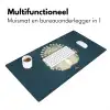 Vogel - Blauw - Vintage Muismat XXL klein -sfeer4