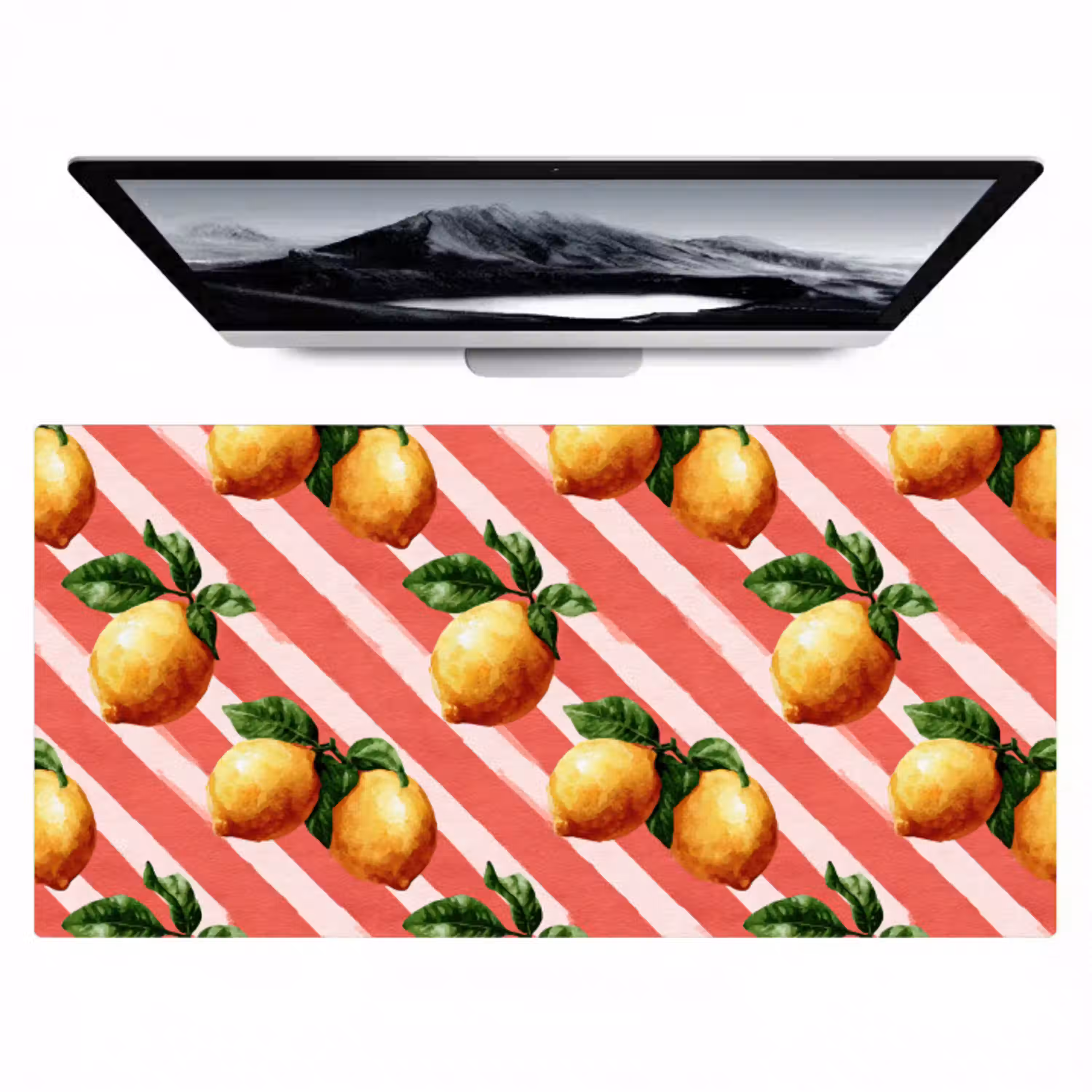 Citroen - Geïllustreerd - Oranje Muismat XXL klein 681 -zzz3d