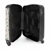 Terrazzo patroon veelkleurig NBS - Handbagage koffer - Kinderen Unisex middel -binnenkant