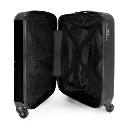 Golfkar met graffiti NBS - Handbagage koffer - Kinderen Unisex middel -binnenkant