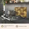 Antiek - Metaallook - Goud keuken achterwand spatscherm klein 900 -usp_IT