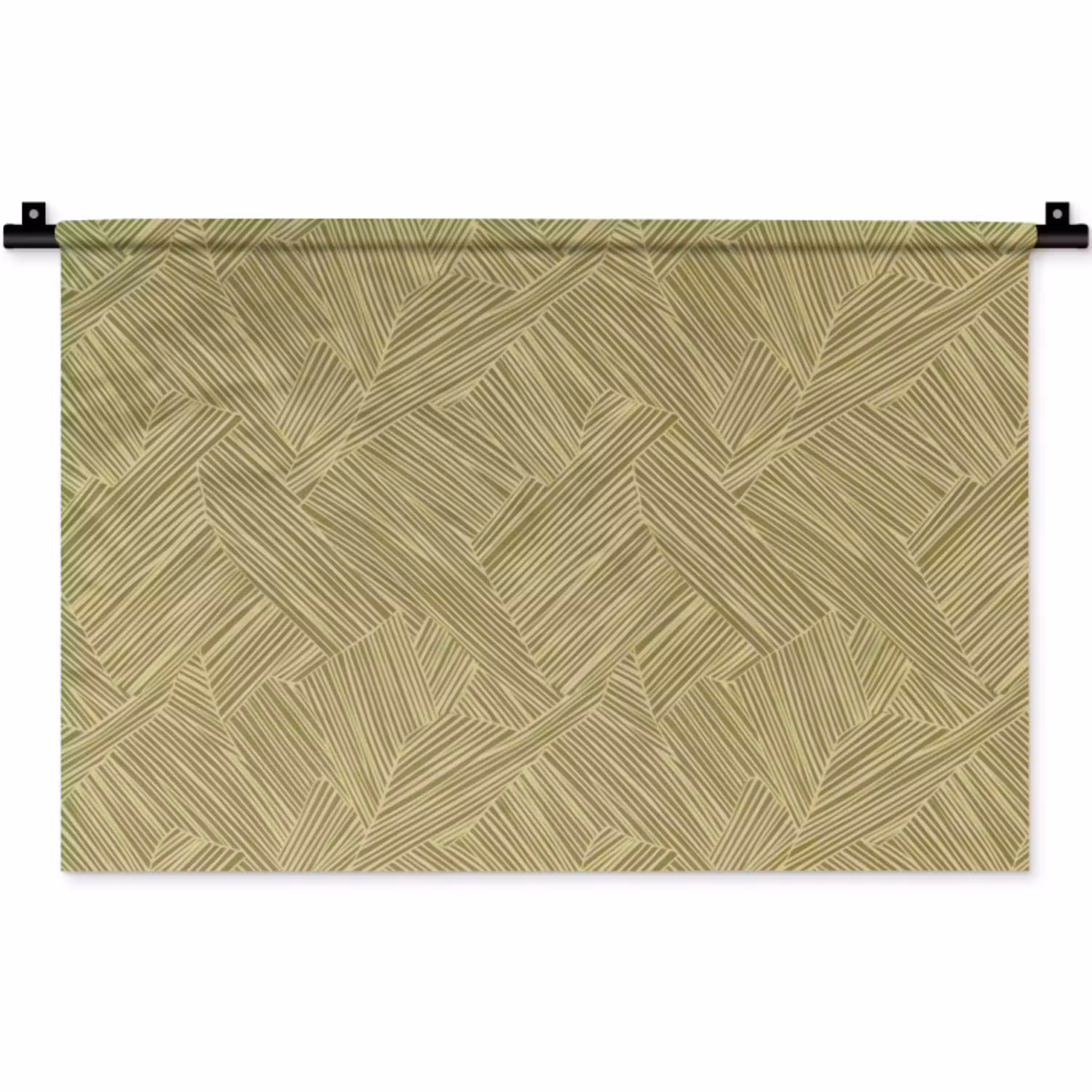 Abstract - Modern - Groen Wandkleed katoen klein 269 -zz3d
