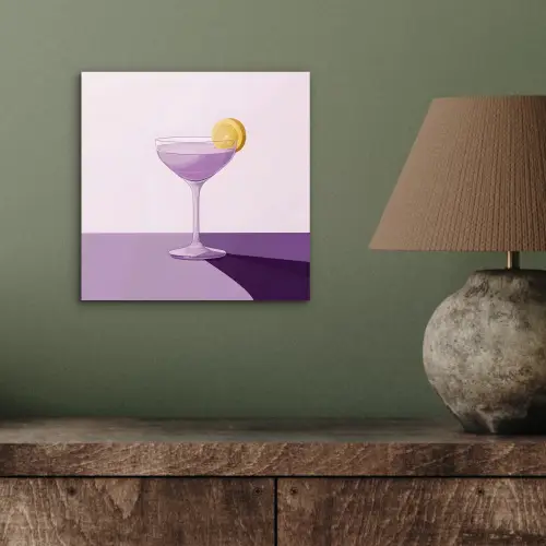 Cocktail - Paars - Minimalistisch - Citroen aluminium wit klein -sfeer2