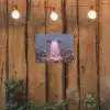 Ufo - Rozen - Pastelkleuren tuinposter los doek klein -sfeer1