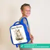 Dier - Natuur - Hamster Kinderrugzak - Blauw middel -sfeer3_NL