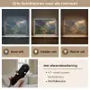 Bergen - Kronkelpad - Groen - Wolken Light Box met batterij (Wandlamp) middel -USP_lichtkleurNL