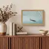 Bloesems - Minimalistisch - Wateroppervlak - Boot Light Box met kabel (Tafellamp) klein -sfeer2