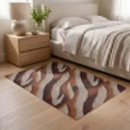 Zebra - Patroon - Bruin Vloerkleed Rechthoek klein 1091 -atmosphere_sfeer3_global