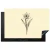 Zwart - Narcis - Illustratie Inductie beschermer vinyl 3mm klein -3d