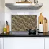 Bruin - Groen - Bloemen Inductie beschemer met haakjes klein 777 -sfeer2