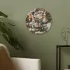 Kerst - Kerstboom - Winter - Binnen - Sneeuw Akoestische PET Vilt - Rond klein -sfeer2