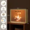Voetballer - Oranje - Voetbal - Omhaal Light Box met batterij (Wandlamp kind) middel -USP_websiteoverzichtNL