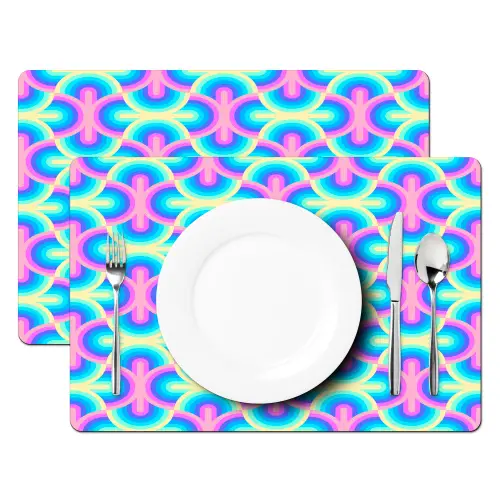 Regenboog - Neon - Kleuren Placemat vinyl groot 368 -zzsfeer2_Kitchenyeah-website