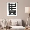 Koffie - Decoratie - Japandi - Vintage Wandkleed katoen klein -sfeer4