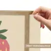 Aardbei - Minimalistisch - Rood - Fruit Light Box met batterij (Wandlamp) middel -USP_websiteprintNL